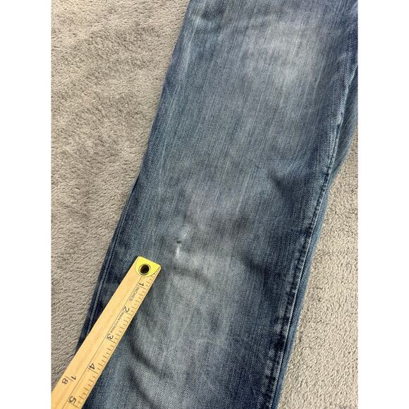 Energie Jeans Bow Mens‎ Blue 32x32 Y2K Denim Straight Faded - Picture 8 of 9